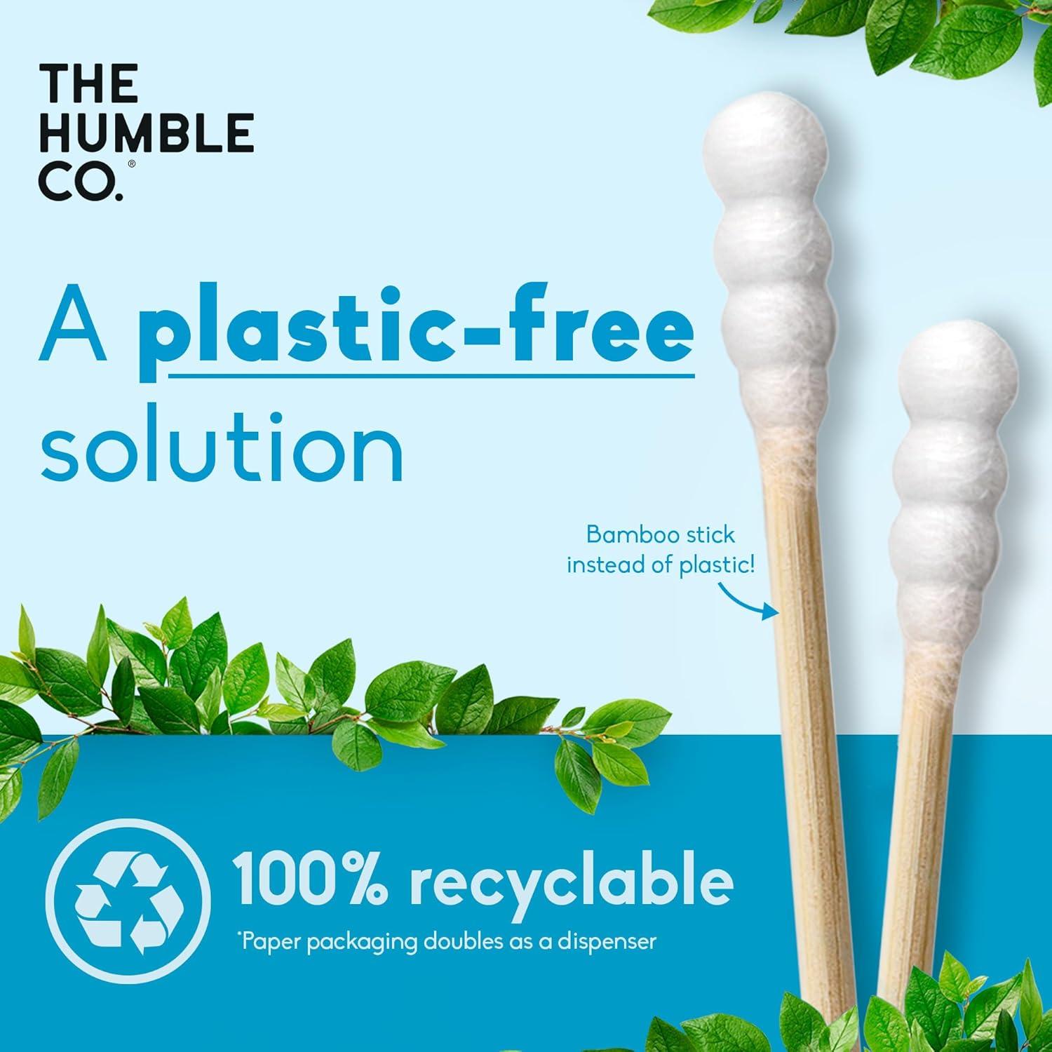 image:imageThe Humble Co Bamboo Cotton Swabs 600 Count White Cotton Buds for Ears Makeup Baby Care amp Cleaning Personal Hygiene Essentials amp Toiletries Daily Products for Travel amp Homewhitespiral