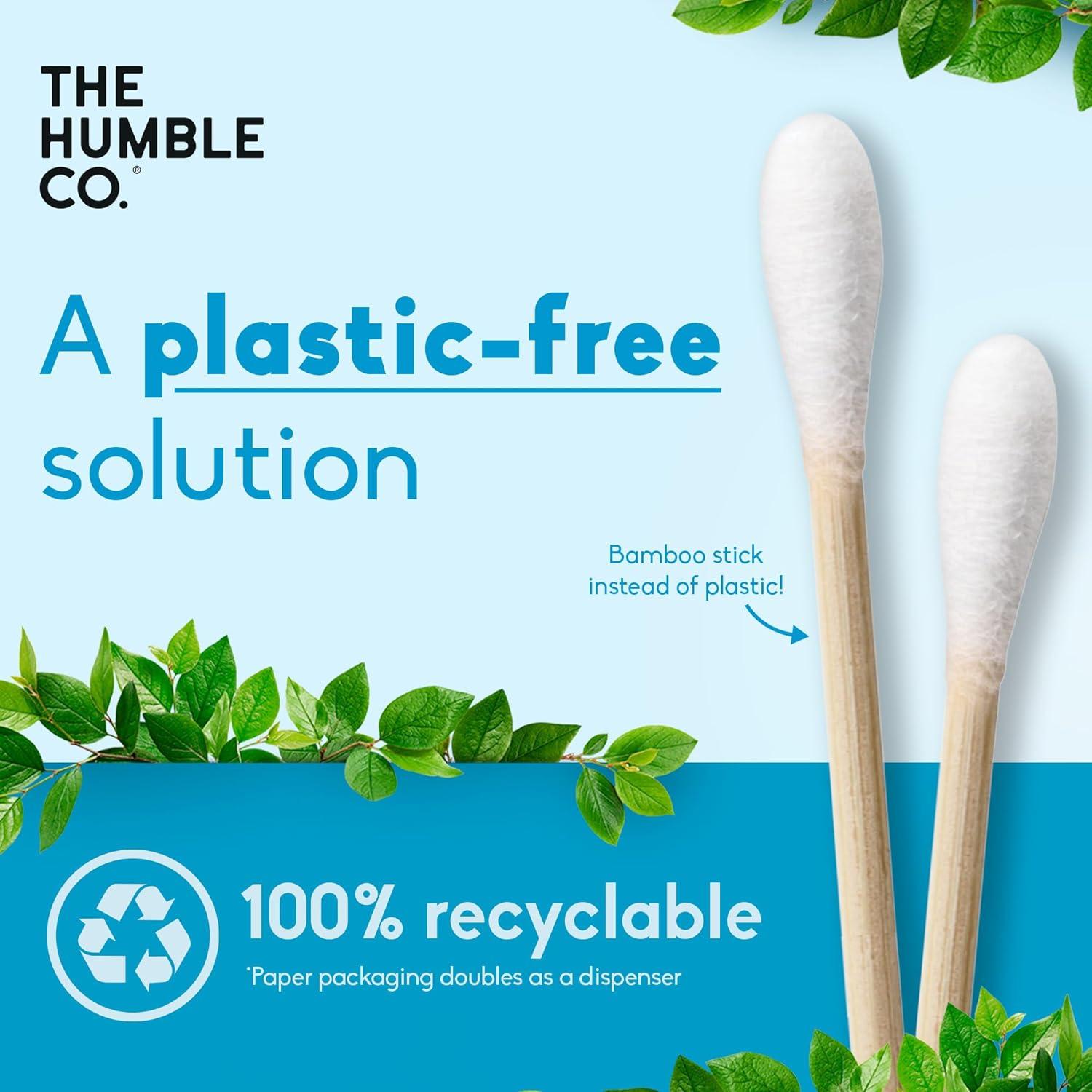 image:imageThe Humble Co Bamboo Cotton Swabs 600 Count White Cotton Buds for Ears Makeup Baby Care amp Cleaning Personal Hygiene Essentials amp Toiletries Daily Products for Travel amp Homewhite