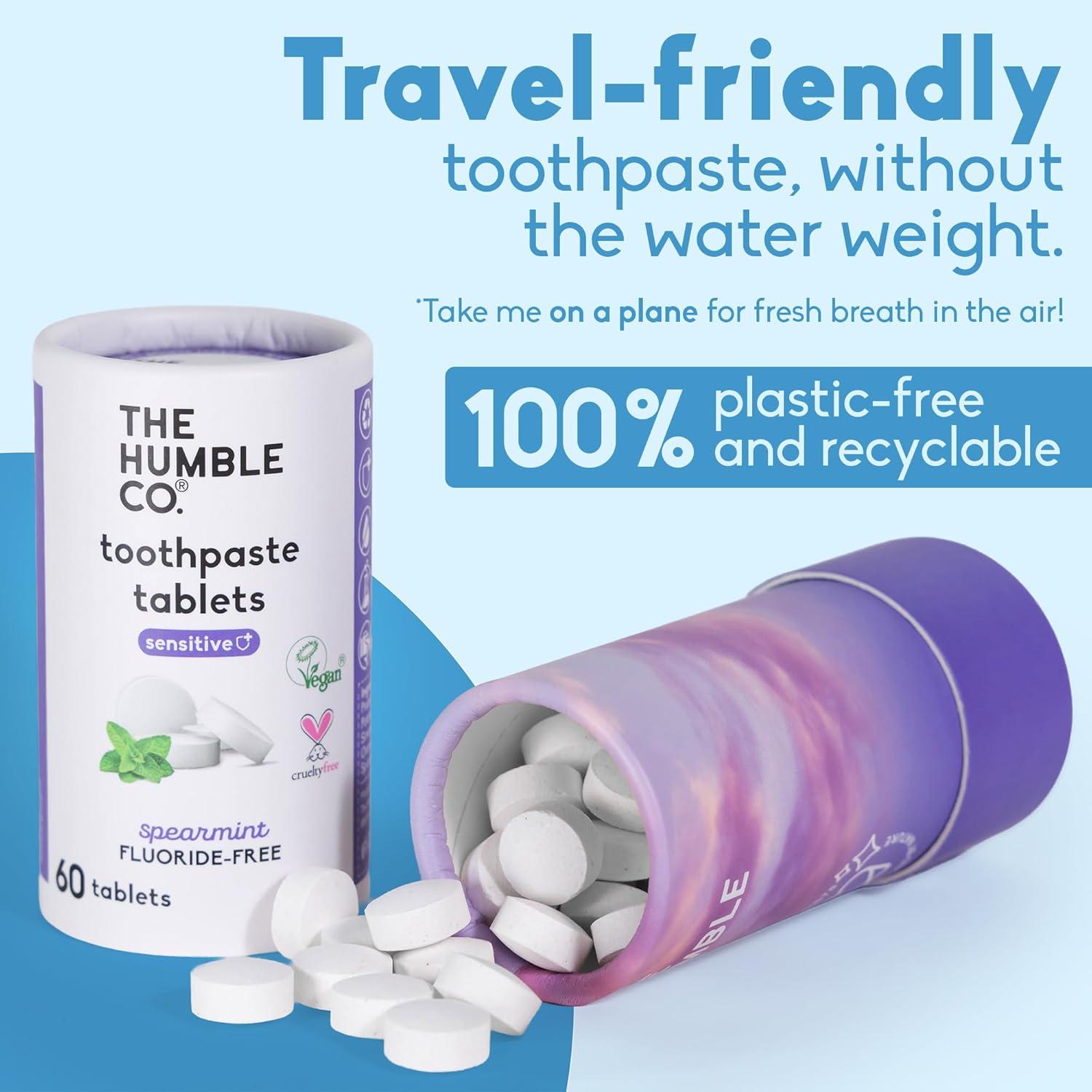 image:imageThe Humble Co FluorideFree Chewable Toothpaste Tablets Charcoal Bite Chew Brush Zero Water amp Plastic Free Toothpaste Tabs TravelFriendly amp WasteFree Dental Oral Care Hygiene 180 CountSensitive