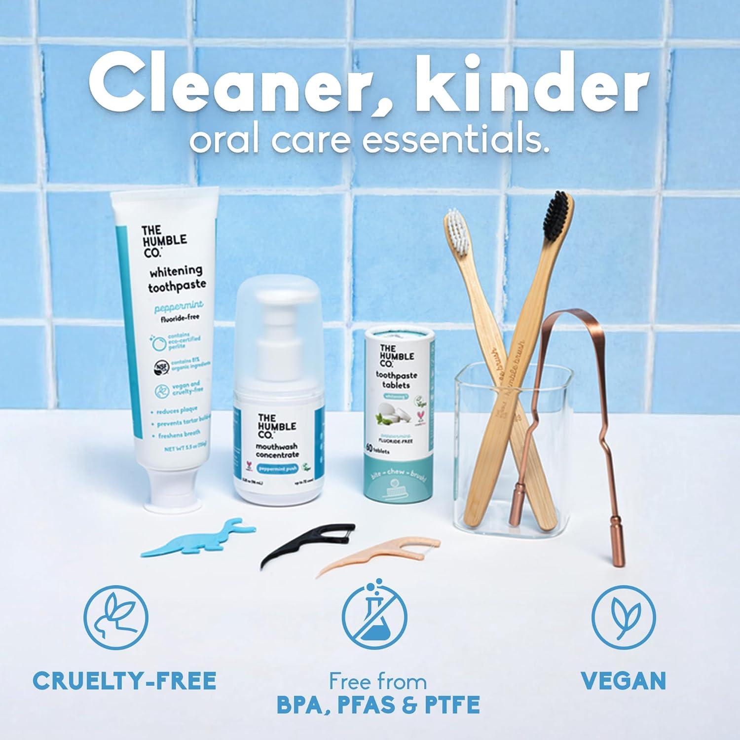 image:imageThe Humble Co FluorideFree for Sensitive Teeth Toothpaste Spearmint Toothpaste with Xylitol amp Nano Hydroxyapatite for Adults SLS Free Dental Oral Care amp Hygiene 2 PackSensitive