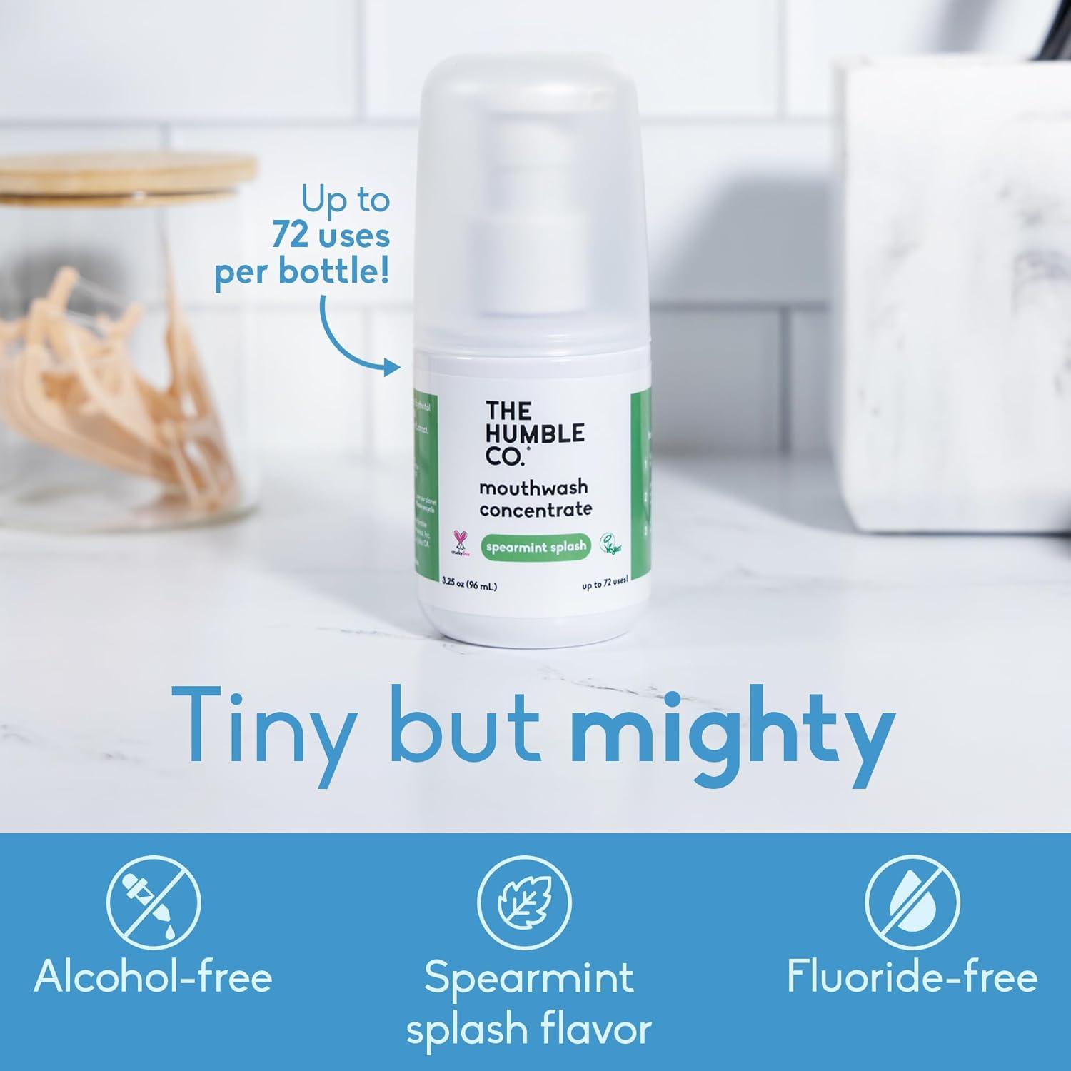 image:imageThe Humble Co Mouthwash Concentrate for Bad Breath Fluoride Free Natural Mouth Wash Rinse for Fresh Breath Gum Health amp Travel Size Dental Care amp Oral Hygiene Products SpearmintSpearmint