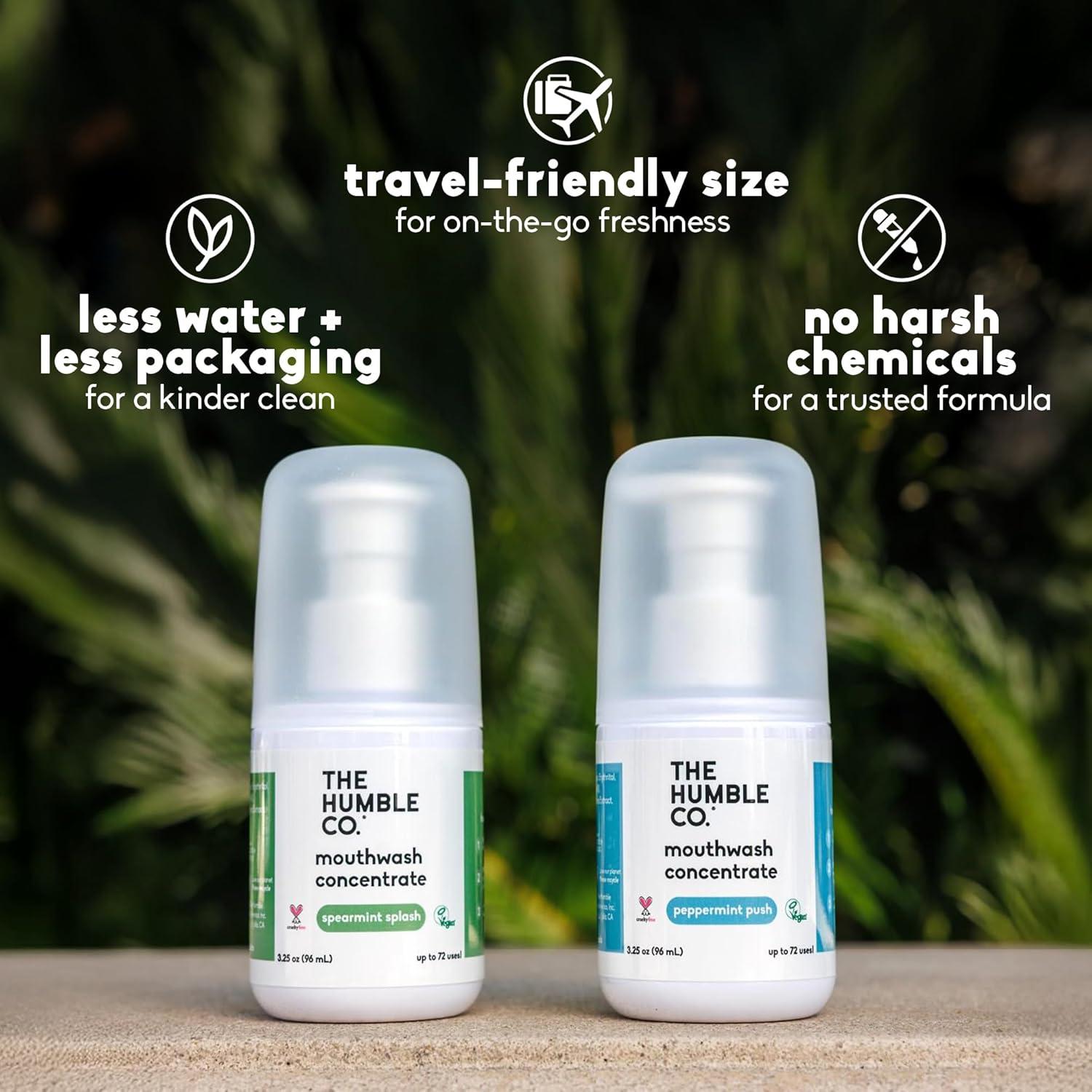 image:imageThe Humble Co Mouthwash Concentrate for Bad Breath Fluoride Free Natural Mouth Wash Rinse for Fresh Breath Gum Health amp Travel Size Dental Care amp Oral Hygiene Products SpearmintSpearmint