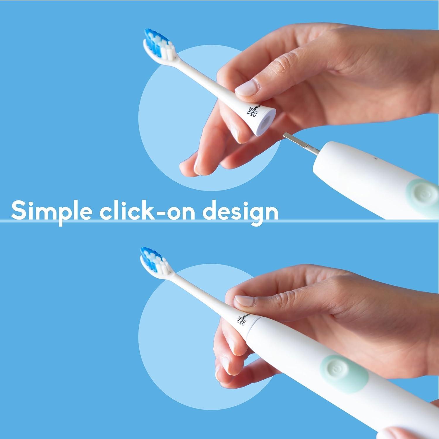 image:imageThe Humble Co PlantBased Electric Toothbrush Heads Compatible with Philips Sonicare Toothbrushes Replacement Toothbrush Heads with Soft Bristles Dental Oral Care amp Hygiene Regular Bristles