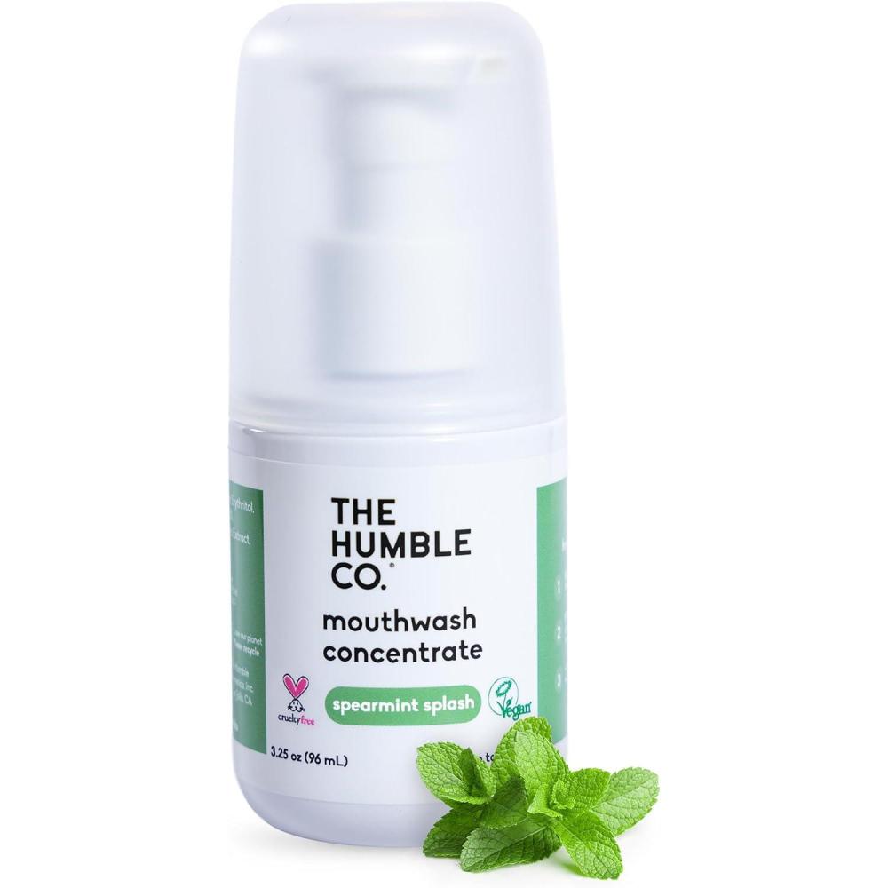 image:imageThe Humble Co Mouthwash Concentrate for Bad Breath Fluoride Free Natural Mouth Wash Rinse for Fresh Breath Gum Health amp Travel Size Dental Care amp Oral Hygiene Products SpearmintSpearmint