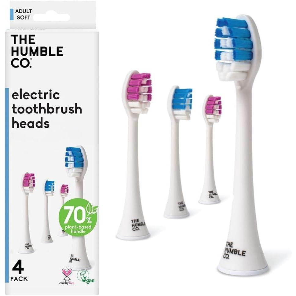 image:imageThe Humble Co PlantBased Electric Toothbrush Heads Compatible with Philips Sonicare Toothbrushes  Replacement Toothbrush Heads with Soft Bristles  Dental Oral Care amp Hygiene  Regular Bristles