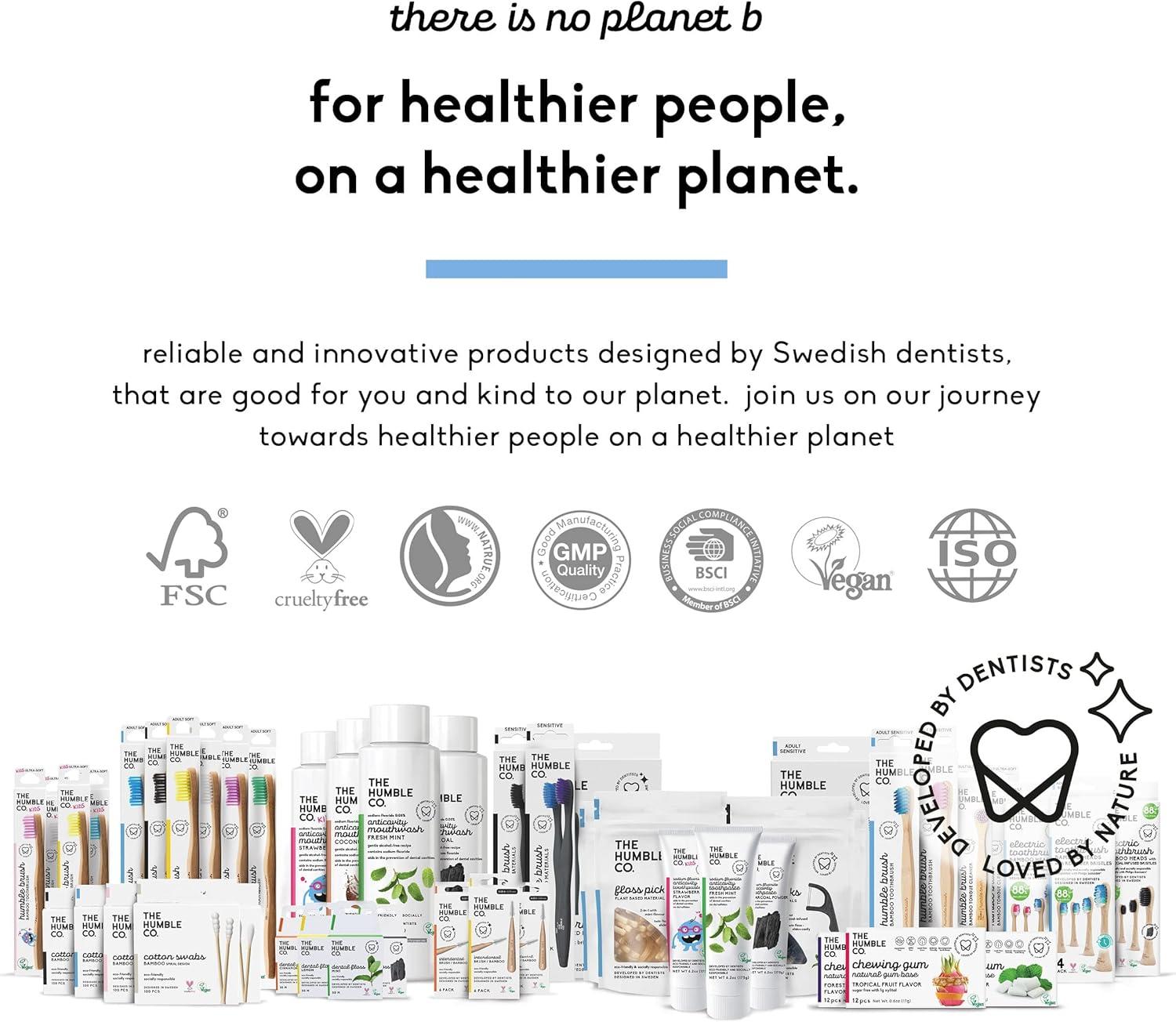 image:imageThe Humble Co Bamboo Electric Toothbrush Heads Compatible with Philips Sonicare Toothbrushes Replacement Toothbrush Heads with Soft Bristles Dental Oral Care amp Hygiene Fading Reminder BristlesRegular