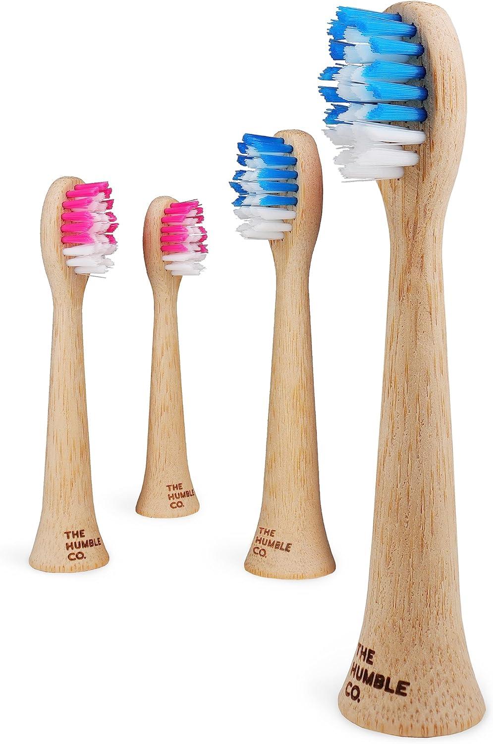 image:imageThe Humble Co Bamboo Electric Toothbrush Heads Compatible with Philips Sonicare Toothbrushes Replacement Toothbrush Heads with Soft Bristles Dental Oral Care amp Hygiene Fading Reminder BristlesRegular