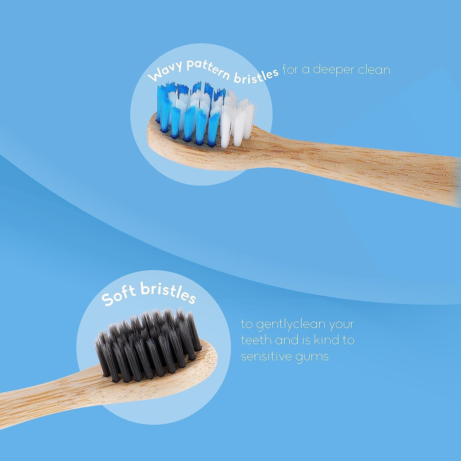 image:imageThe Humble Co Bamboo Electric Toothbrush Heads Compatible with Philips Sonicare Toothbrushes Replacement Toothbrush Heads with Soft Bristles Dental Oral Care amp Hygiene Fading Reminder BristlesRegular